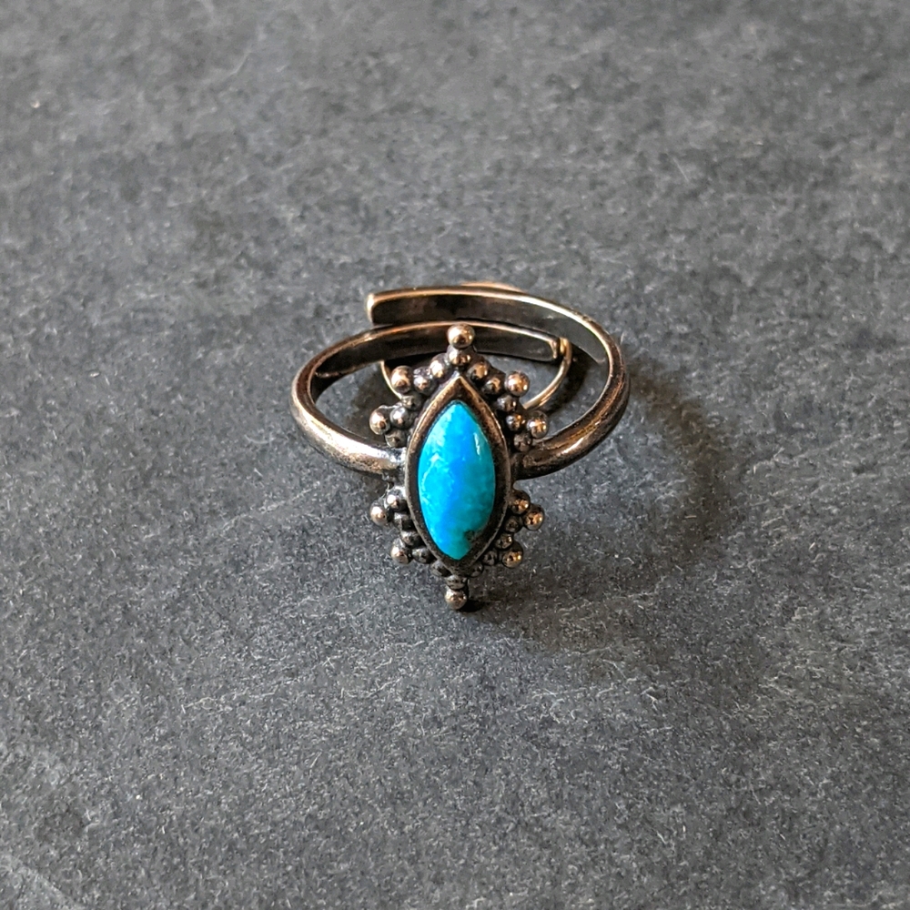 🦋LAST🦋 NWT Sowell Jewelry Turquoise & Sterling Kal Ring
